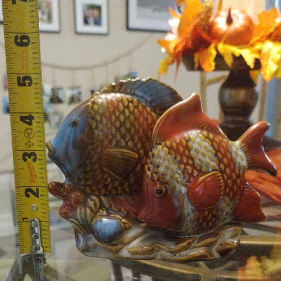 Colorful Ceramic Fish Figurine - Picture 10 of 10